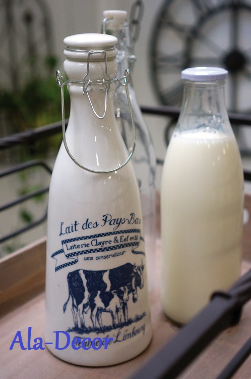 Láhev na mléko s patentním uzávěrem
