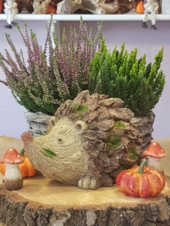 Podzimní dekorace -ježek 