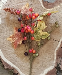 Podzimní větvička-bobule